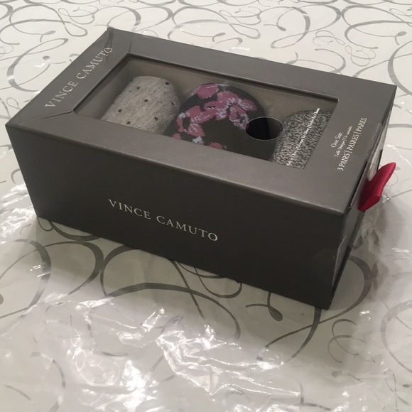 Vince Camuto Accessories - Vince Camuto | Printed Socks 3 Pairs (Unisex) NWT
